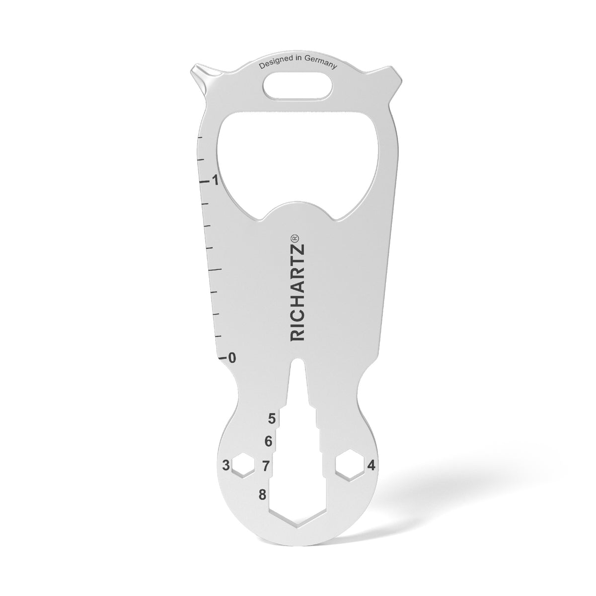 RICHARTZ KEY TOOL shop Multitool mit Einkaufswagenlöser – Rückseite