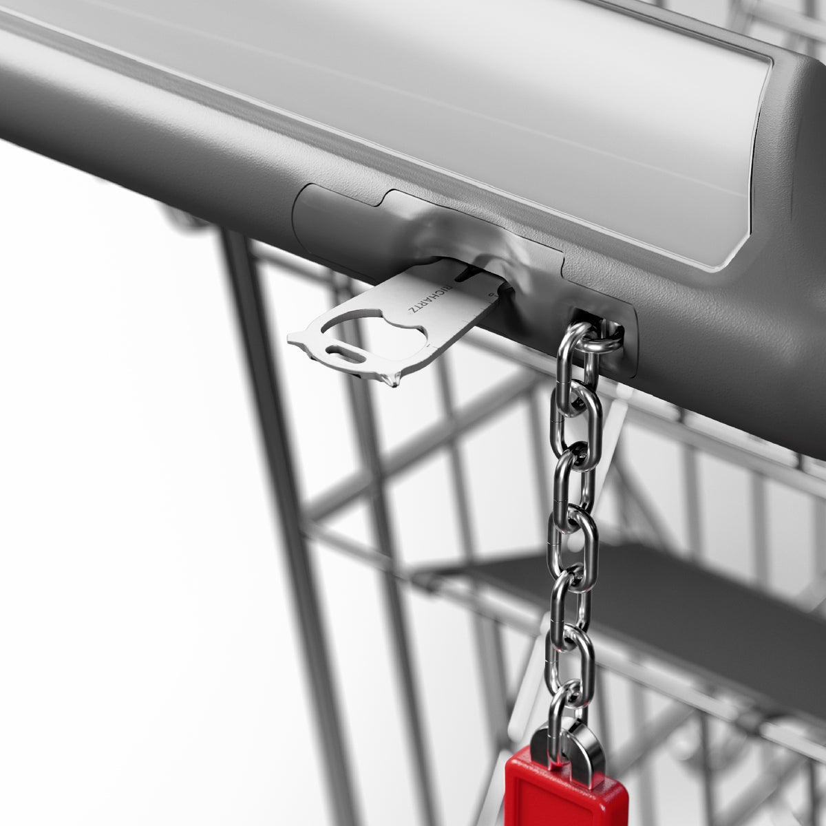 RICHARTZ KEY TOOL shop Multitool mit Einkaufswagenlöser – Ansicht