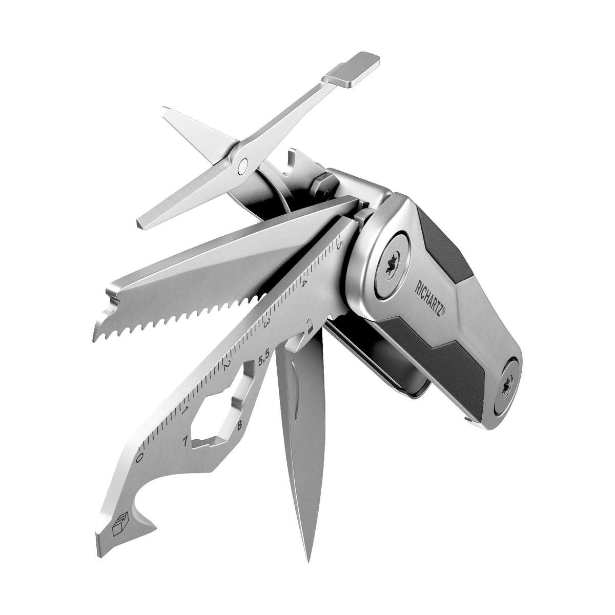 RICHARTZ NEO knife 10+ Taschenmesser mit zehn Funktionen – Ansicht schräg