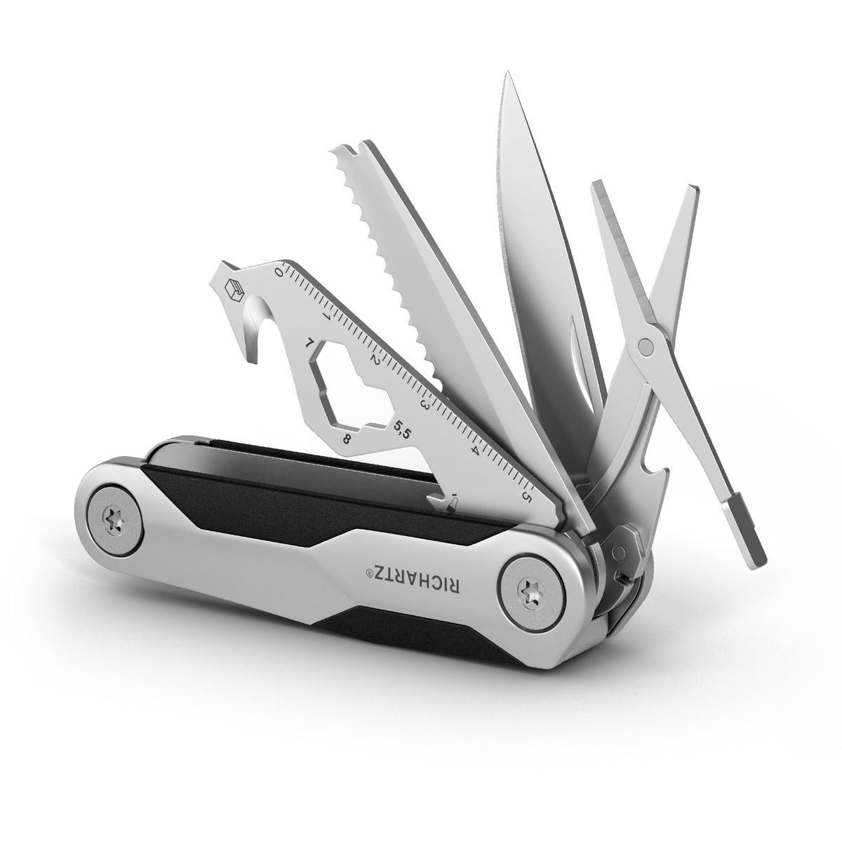 RICHARTZ NEO knife 10+ Taschenmesser mit zehn Funktionen – Ansicht schräg