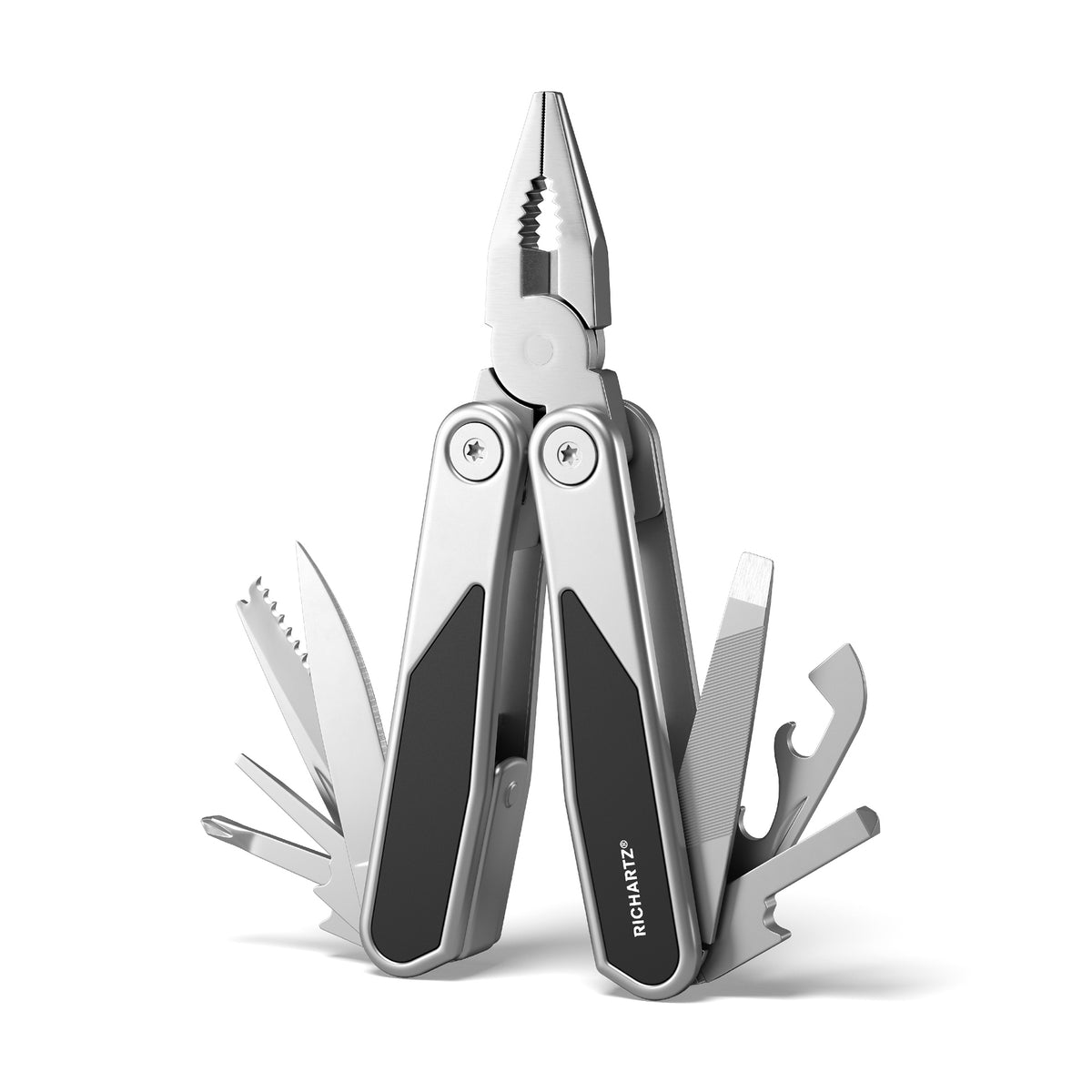 RICHARTZ PROTOOL 20+ Multitool mit Zange und Bitset – Ansicht schräg