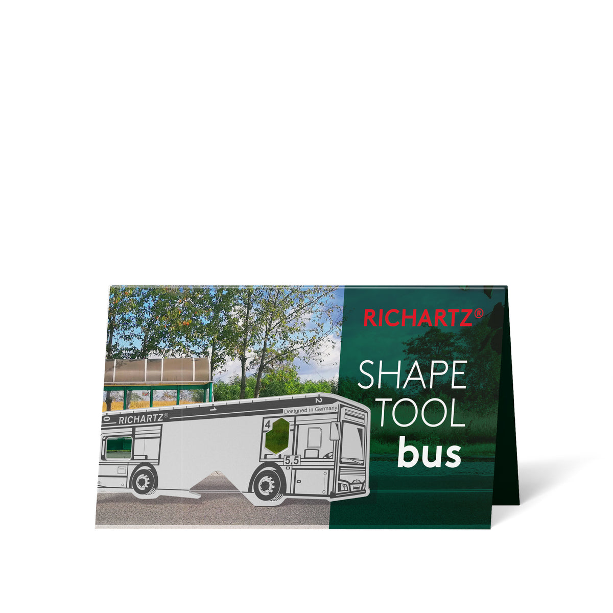 RICHARTZ SHAPE TOOL bus Multitool in Busform – Verpackung