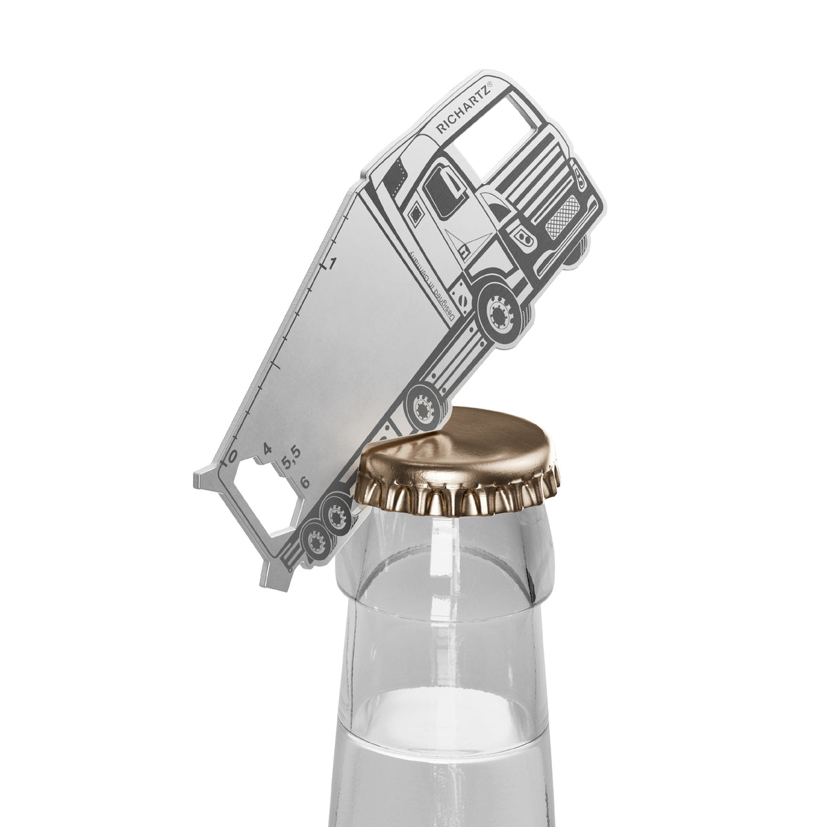 RICHARTZ SHAPE TOOL truck Multitool für Logistik – Flaschenöffner