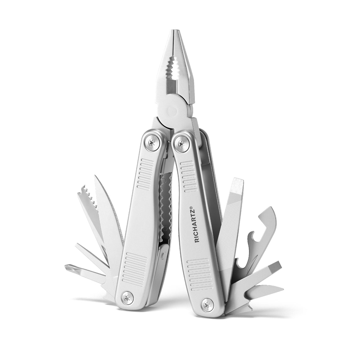 RICHARTZ TERRA tool Multitool mit Zange und Tasche – Ansicht schräg