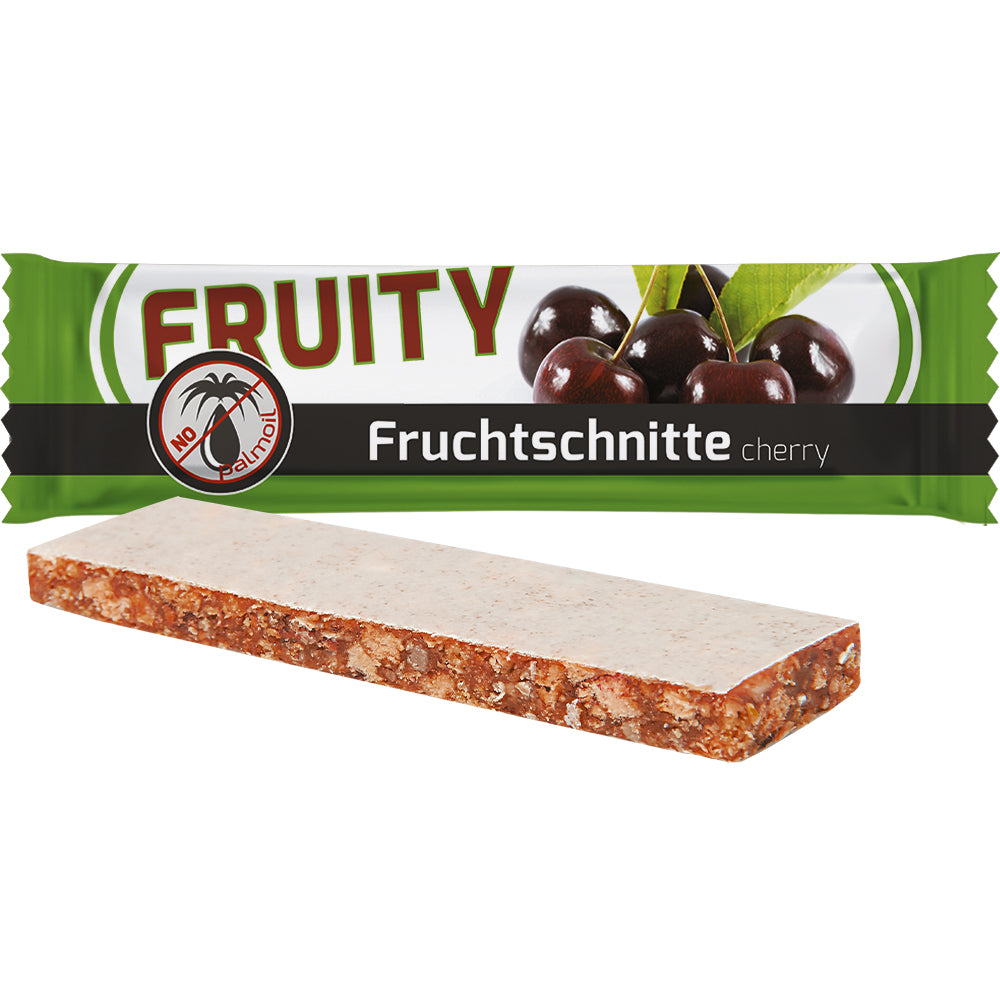 Riegel und Fruchtschnitte Mix im Flowpack – Fruchtschnitte Kirsche, ca. 23 g