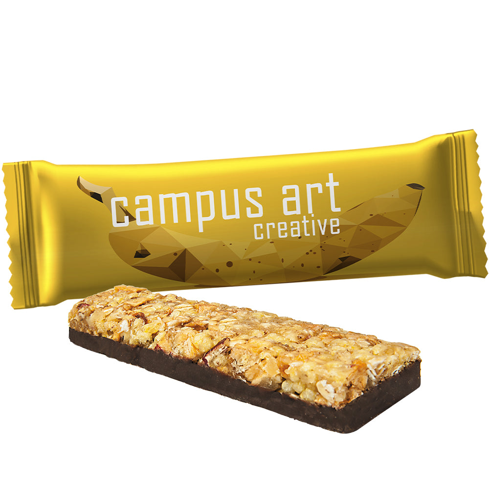 Riegel und Fruchtschnitte Mix im Flowpack – Müsliriegel Schoko Banane, ca. 25 g