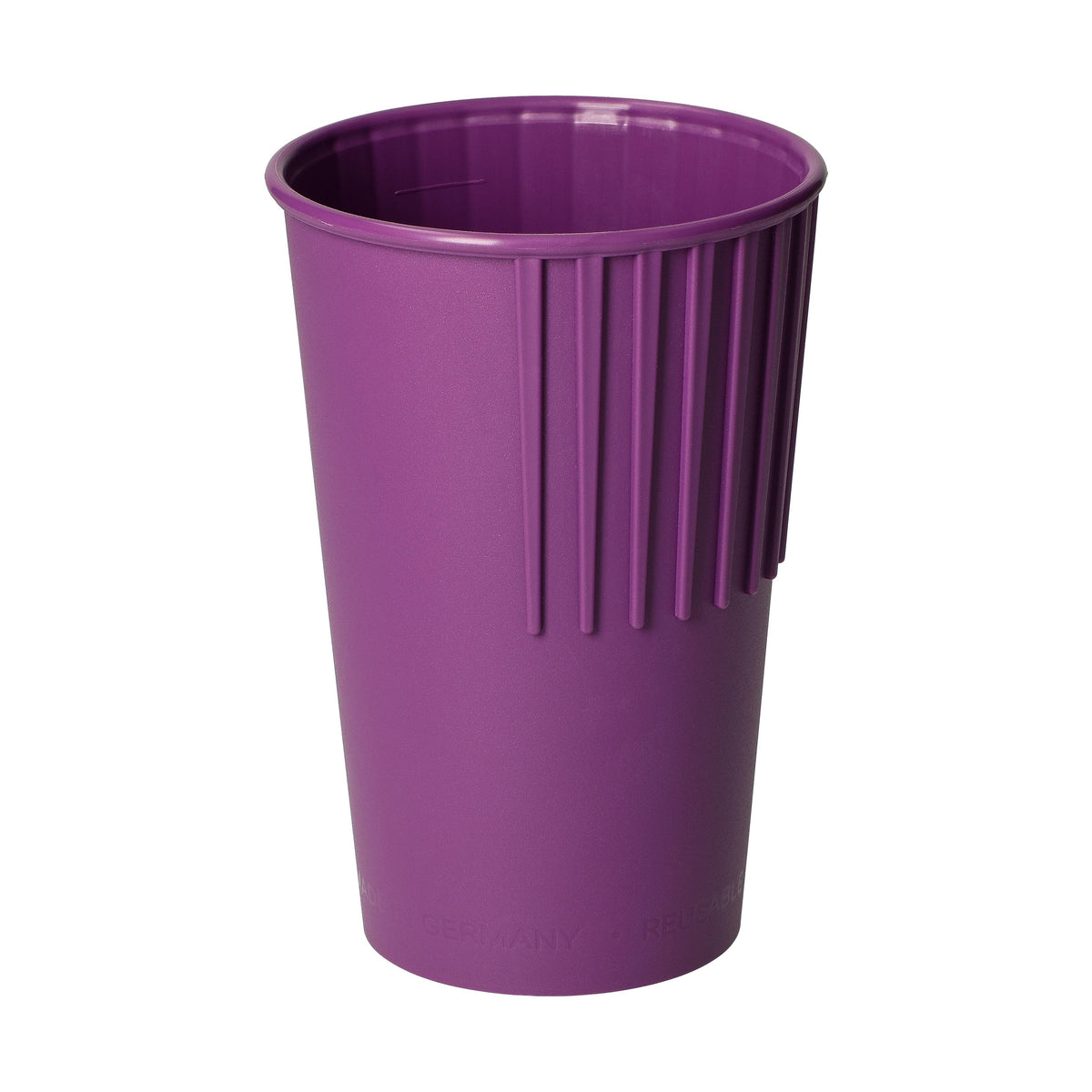 Riffel-Becher „ToGo“, 300 ml – Brombeere