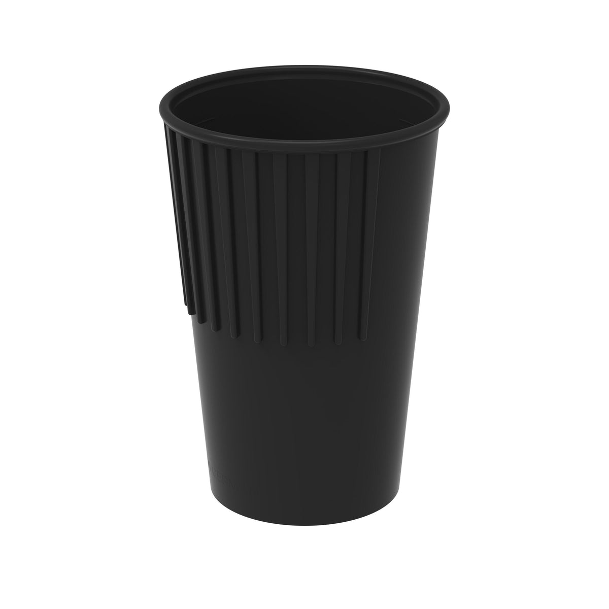 Riffel-Becher „ToGo“, 300 ml – Schwarz
