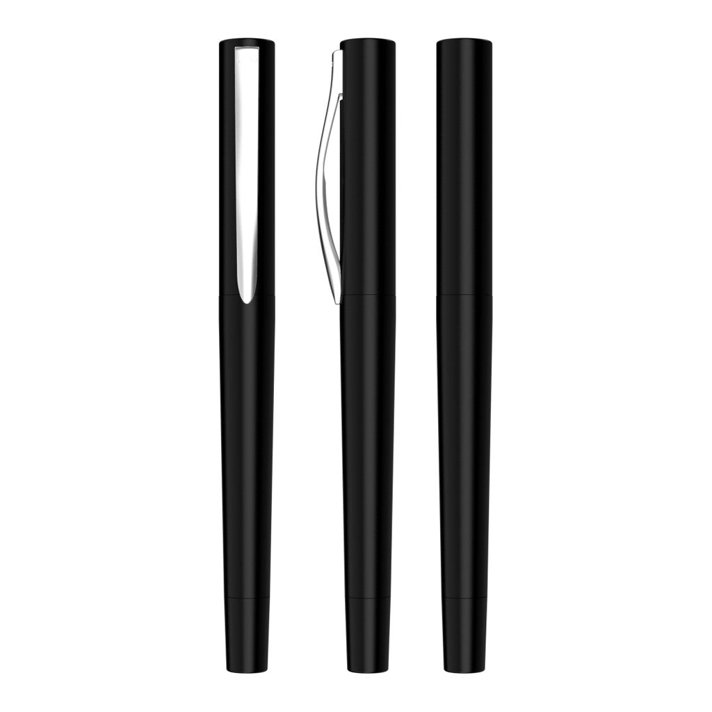Rollerball aus Metall mit gebürstetem Clip