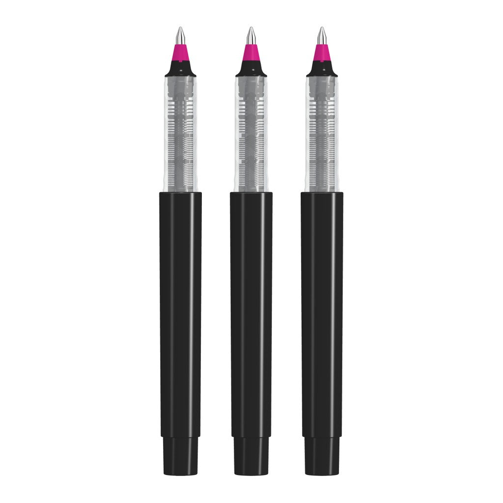 Rollerball gedeckt mit geriffelter Griffzone – Magenta