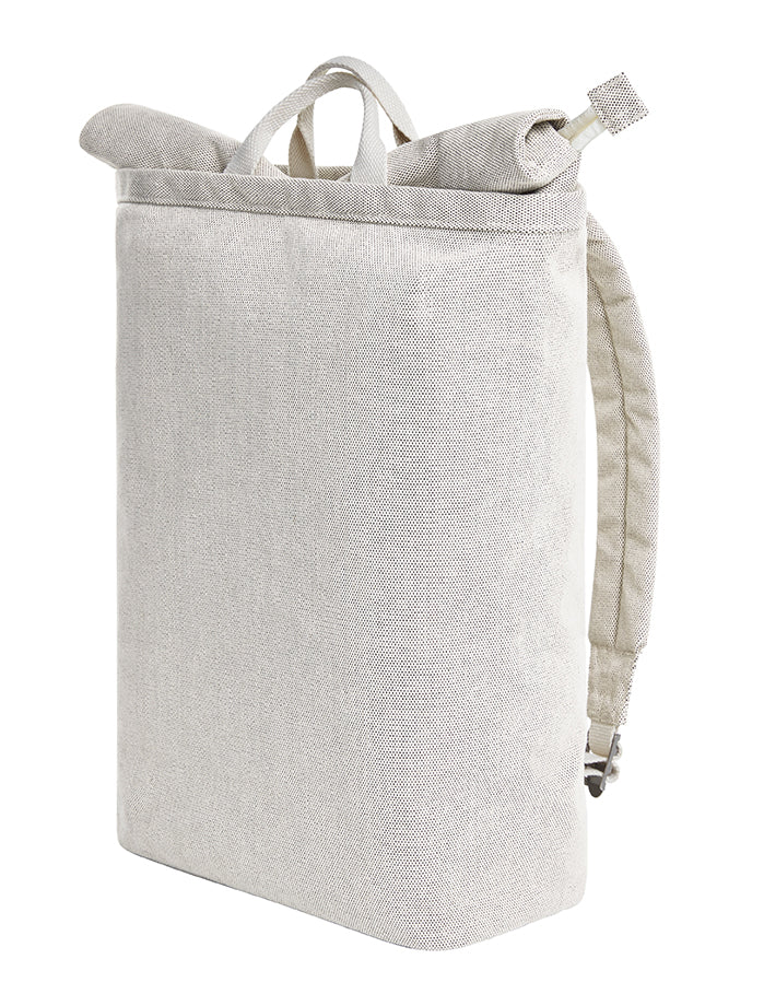 Rucksack mit Rollverschluss aus Baumwollmischgewebe
