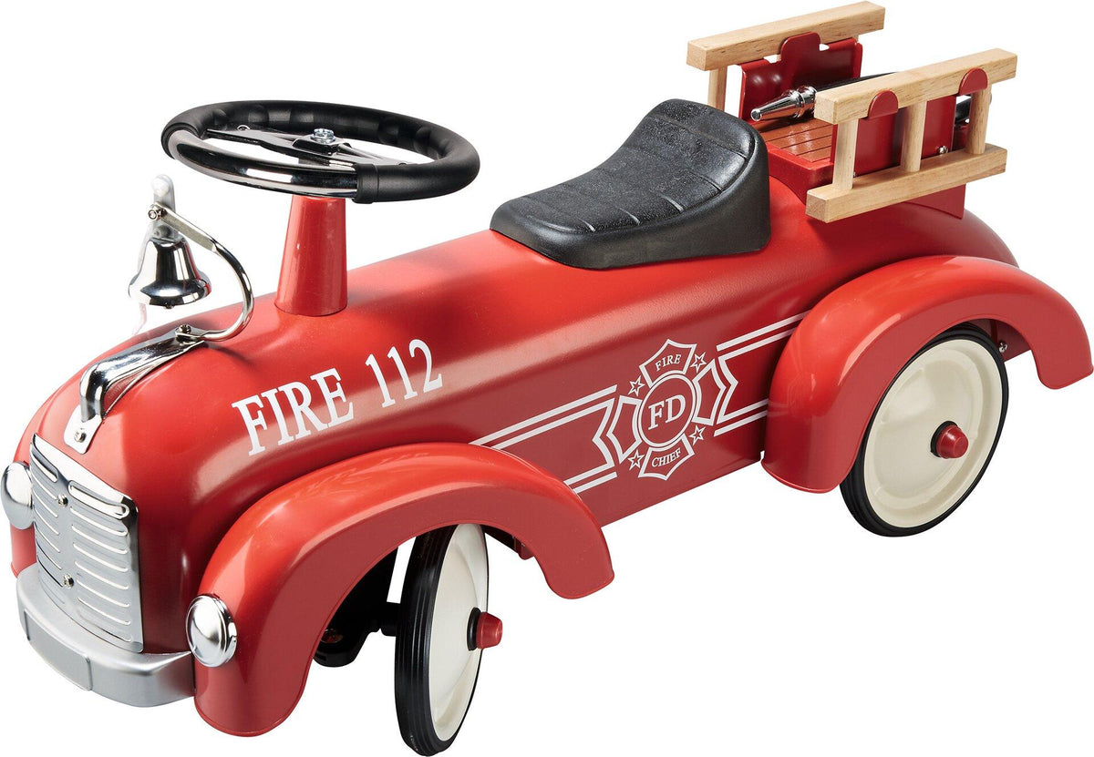 Rutscherfahrzeug Feuerwehr mit Leiter und Glocke