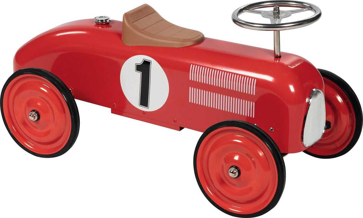 Rutscherfahrzeug Rennwagen rot mit Startnummer 1