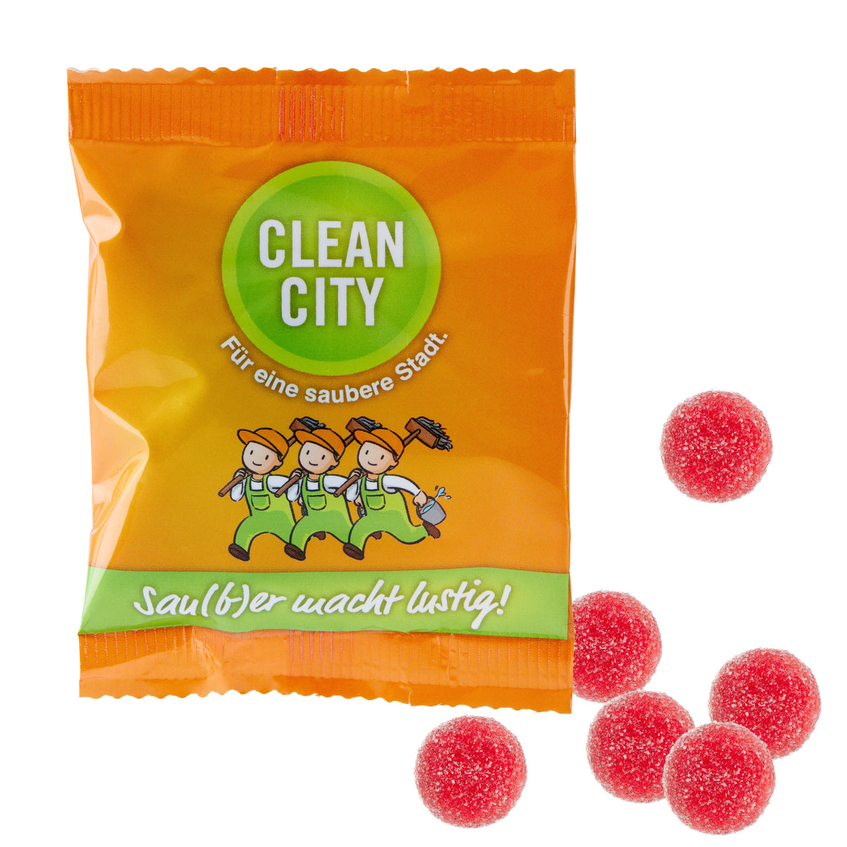 Saure Johannisbeere Fruchtgummi im Werbetütchen, 20 g