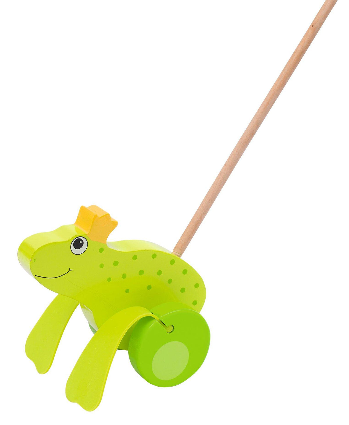 Schiebetier Froschkönig mit gelber Krone