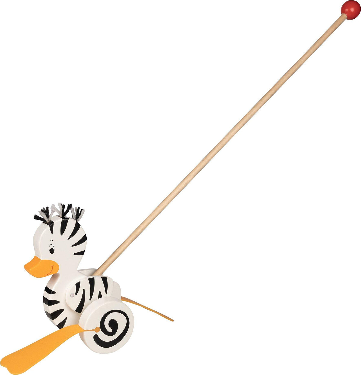 Schiebetier Zebraente in Schwarz und Weiß