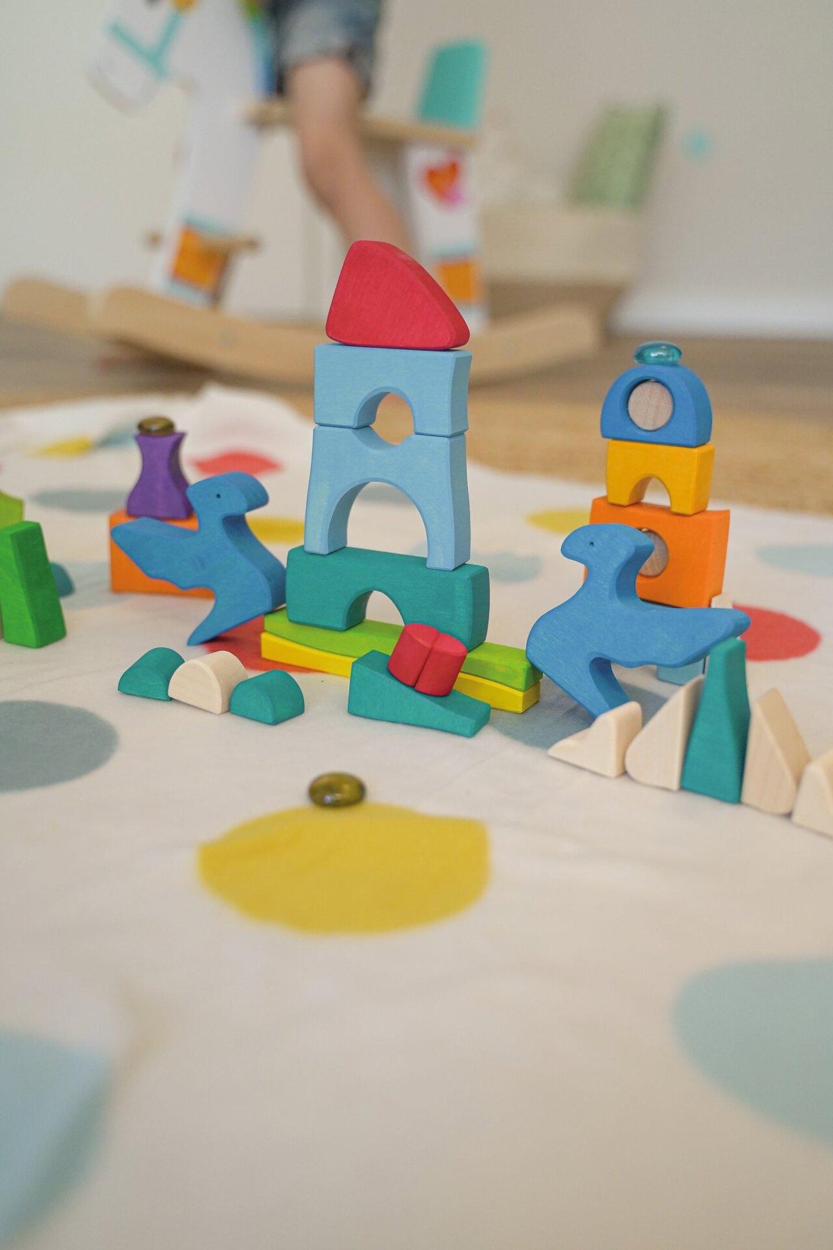 Schlossbaupuzzle Burg Funkelstein mit 41 Teilen – Ansicht