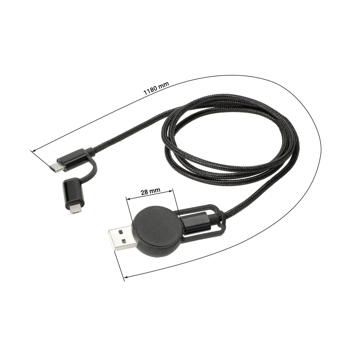 Schnell-Ladekabel „Flexi“, 5 in 1