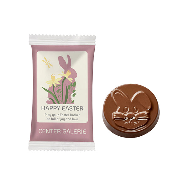 Schokotaler Osterhase im Papierflowpack 100 x 57 mm
