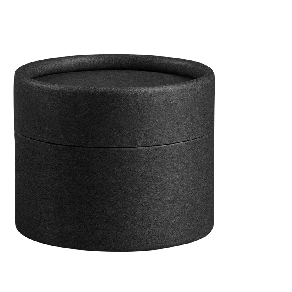 Schwarze Kraftpapierdose Mini zum Füllen