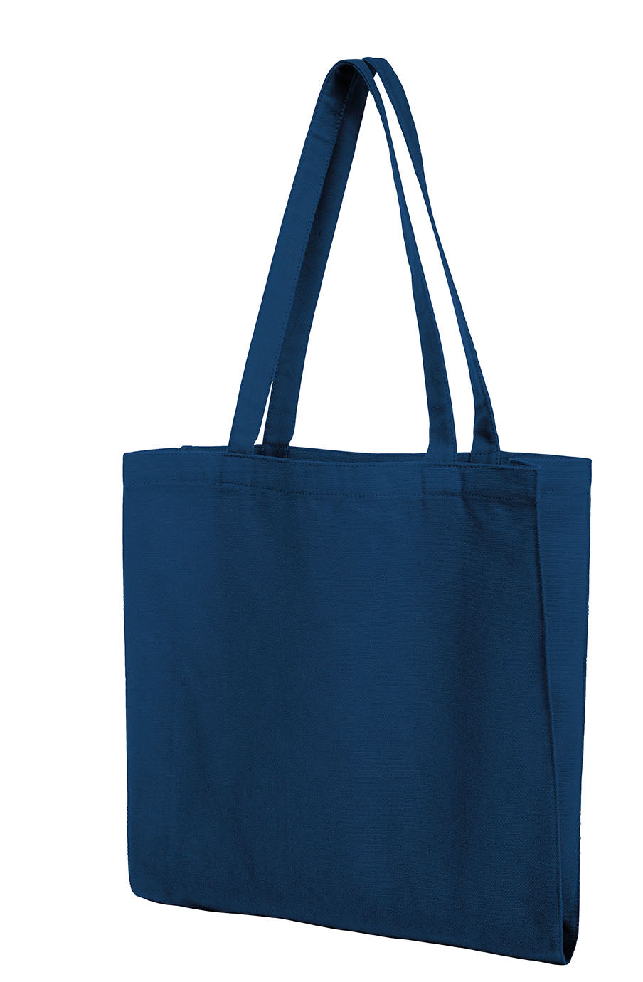 Schwere Baumwolltasche mit Seitenfalten
