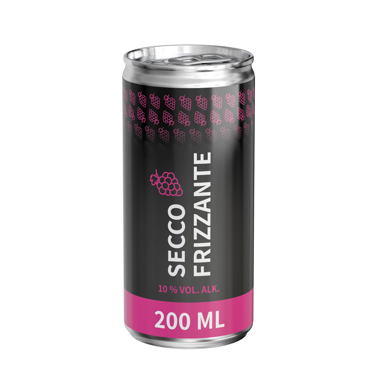 Secco 200 ml Dose mit Etikett seidenglänzend