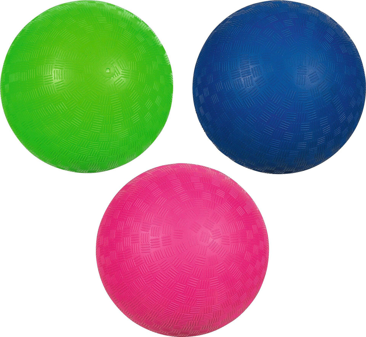 Sechserset Spielbälle in Grün, Blau und Pink