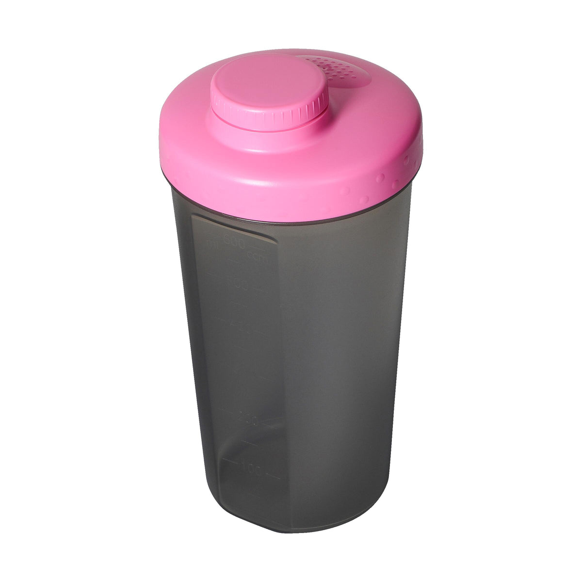 Shaker „Energy“, 0,60 l – Transparent grau / Pink