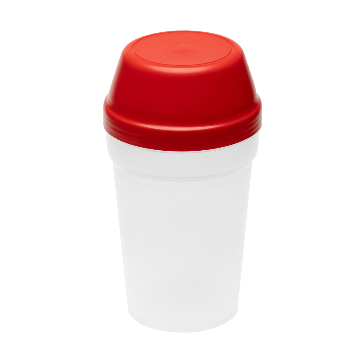 Shaker „Multi“, 0,30 l – Transparent / Rot