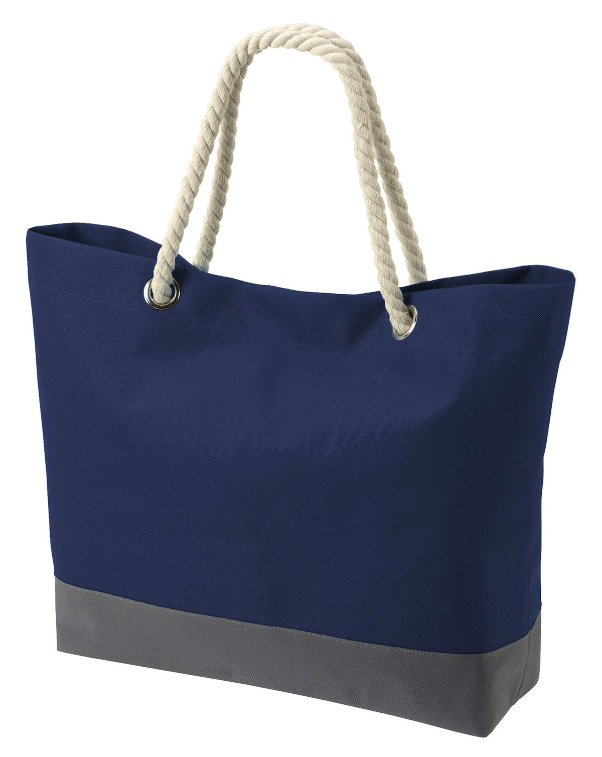 Shopper mit Kordelgriffen und Ösen