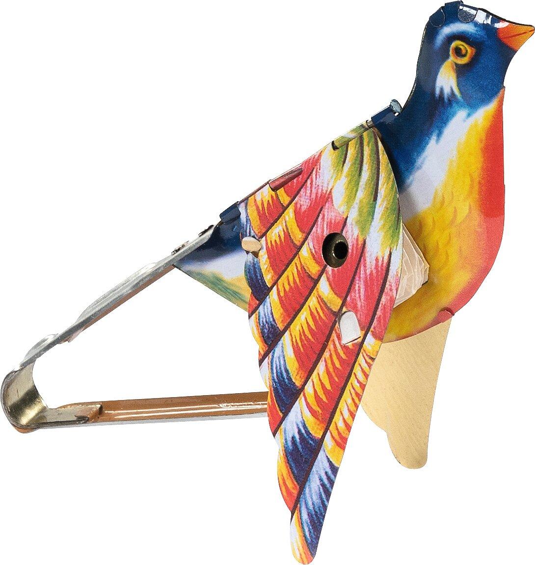 Singender Paradiesvogel aus Metall, 6er Set von goki – weitere Ansicht