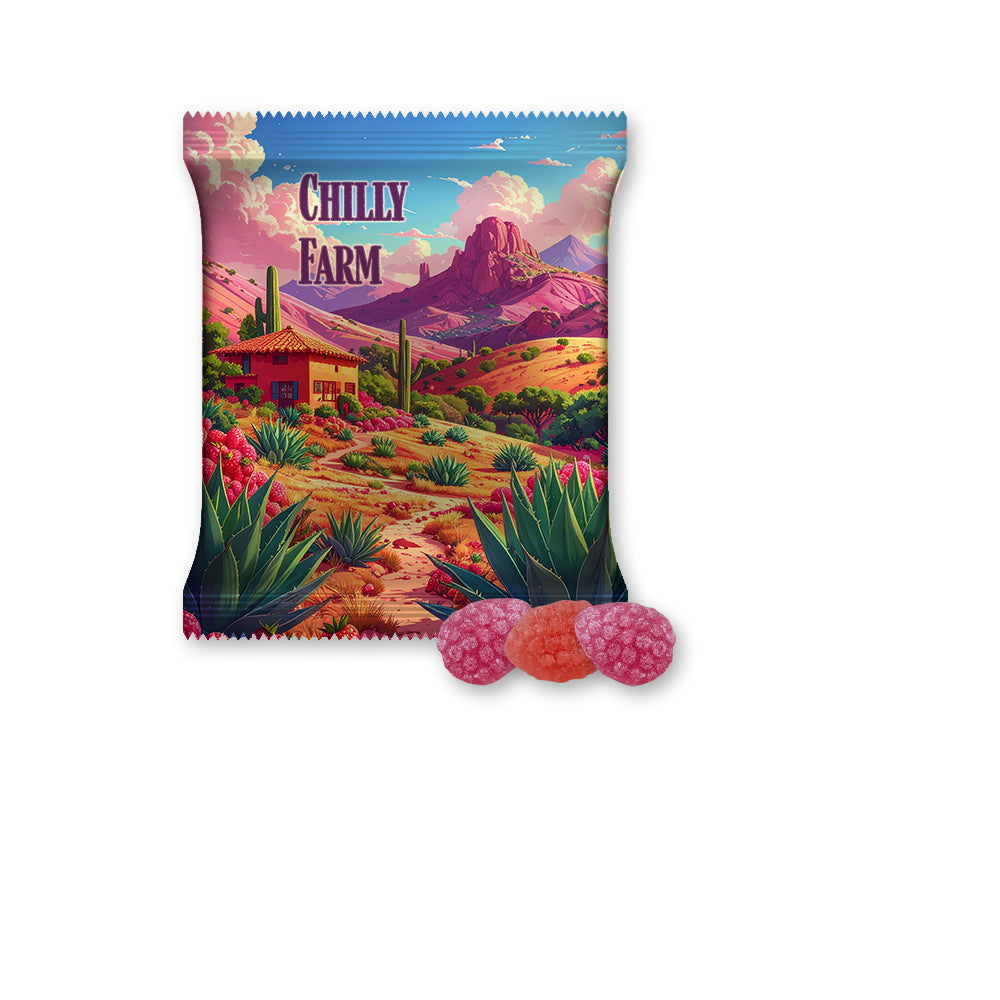 Snackmischung in der Midi Tüte – Erdbeer Chili Bonbons, ca. 17 g