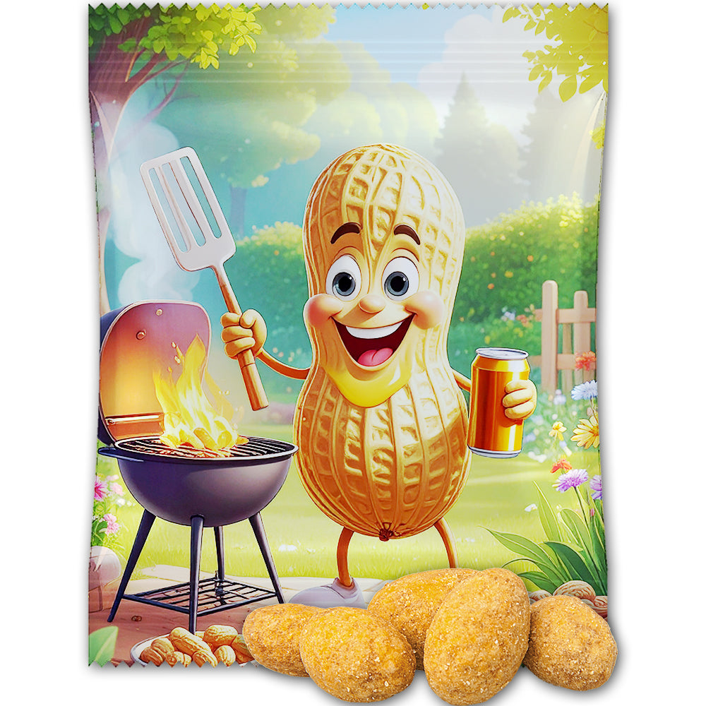 Snackmischung in der Midi Tüte – Erdnüsse Barbecue, ca. 10 g