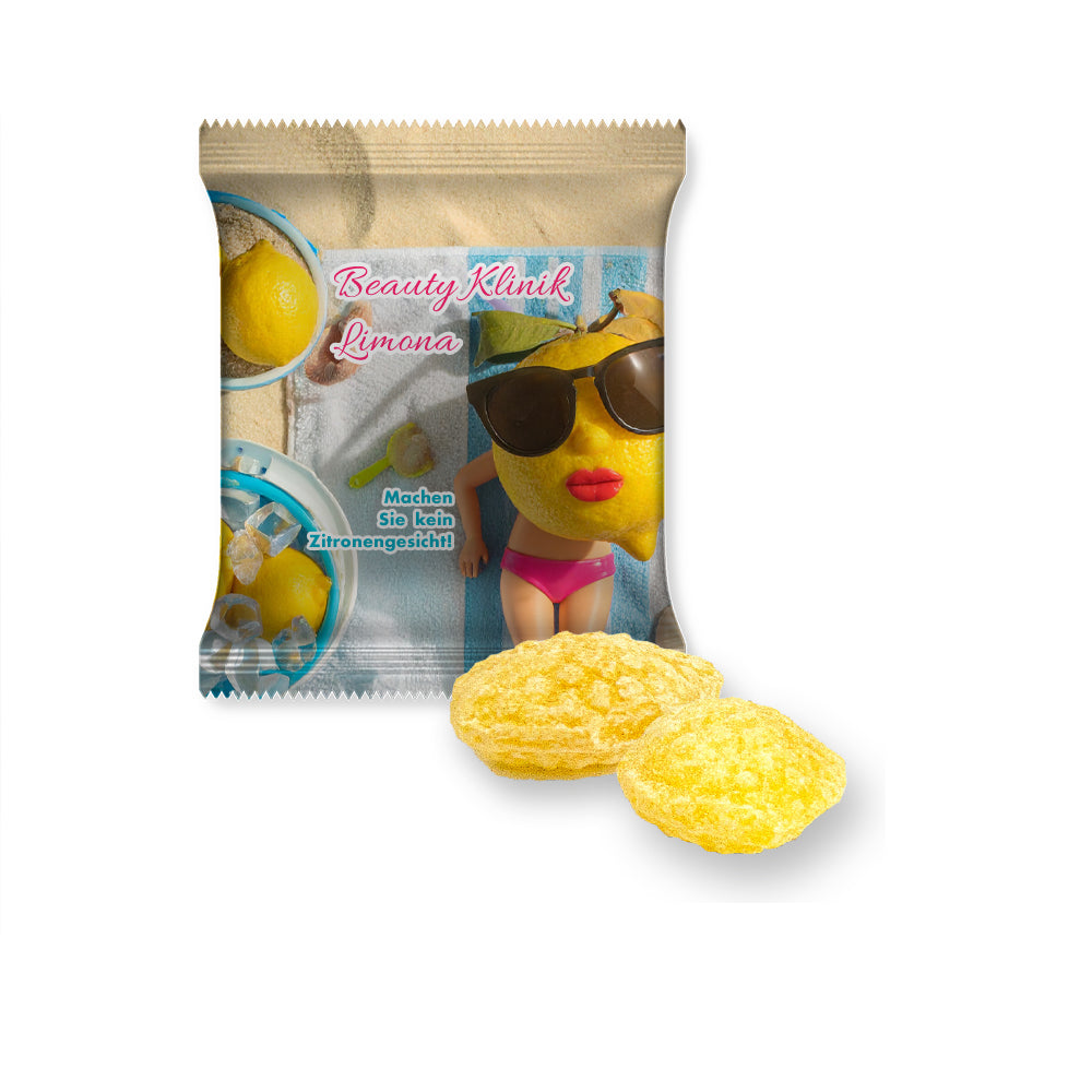 Snackmischung in der Midi Tüte – Zitronenbonbons mit Vitamin D, ca. 17 g