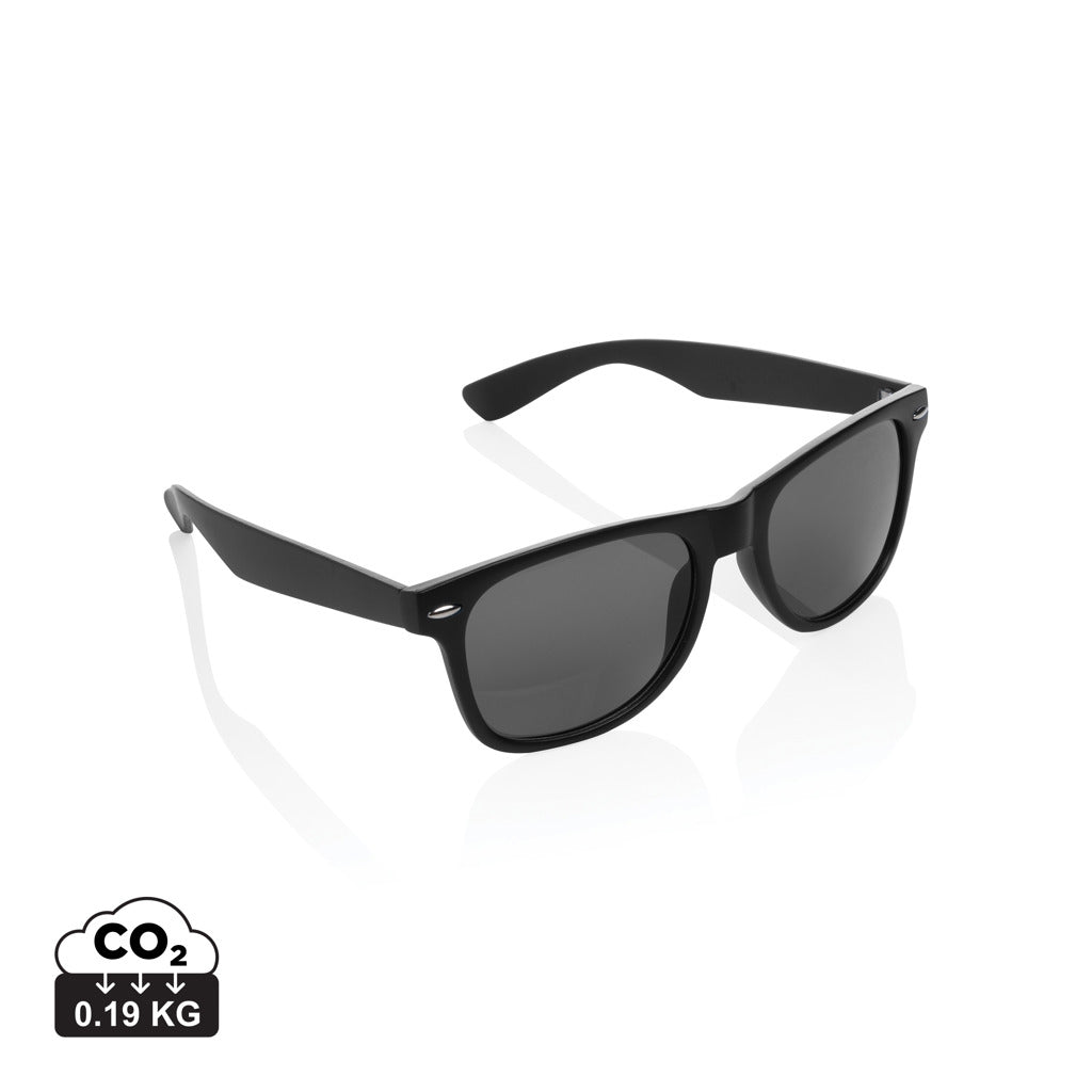 Sonnenbrille aus GRS recyceltem PC Kunststoff – schwarz