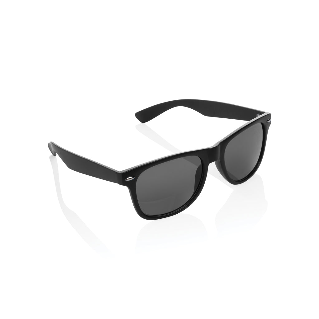 Sonnenbrille aus GRS recyceltem PC Kunststoff – schwarz