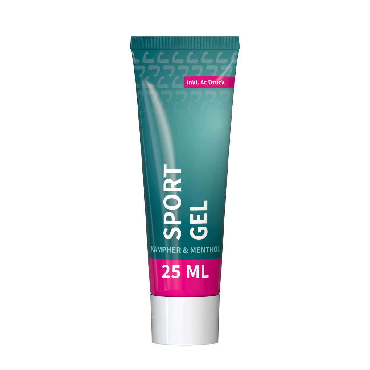 Sportgel 25 ml Tube mit Schraubverschluss vollflächig bedruckt