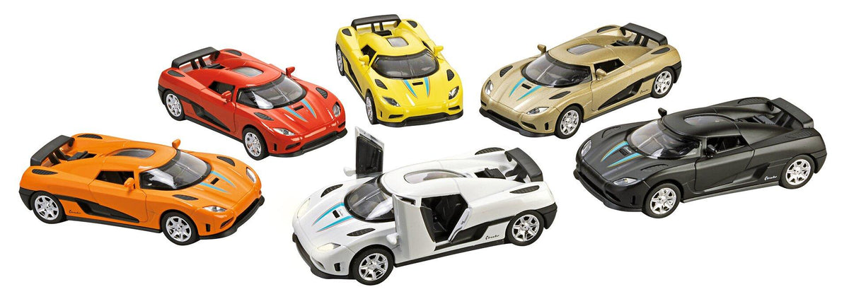 Sportwagen Momentum mit Licht, Sound und Rückzugmotor – Ansicht