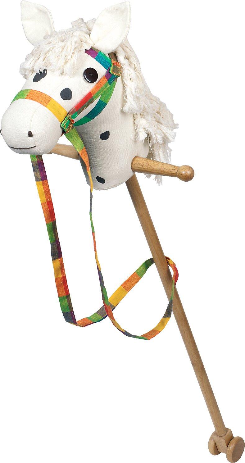 Steckenpferd Schimmel mit Baumwollkopf von goki