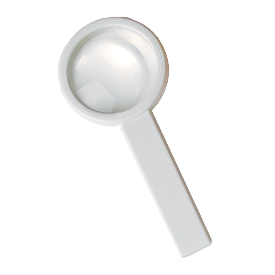 Stiellupe „Handle 3 x“ – Weiß