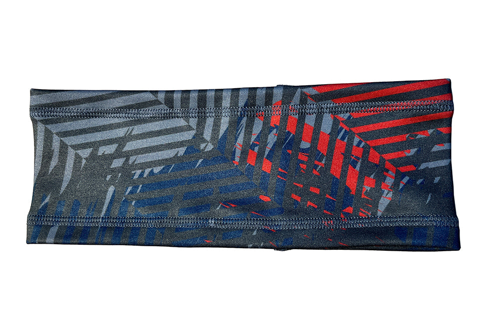 Stirnband mit vollflächigem Fotodruck, wahlweise mit Fleece – mit Fleece