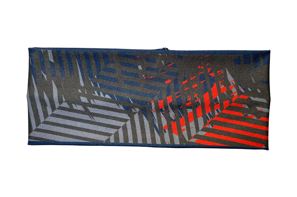 Stirnband mit vollflächigem Fotodruck, wahlweise mit Fleece – ohne Fleece