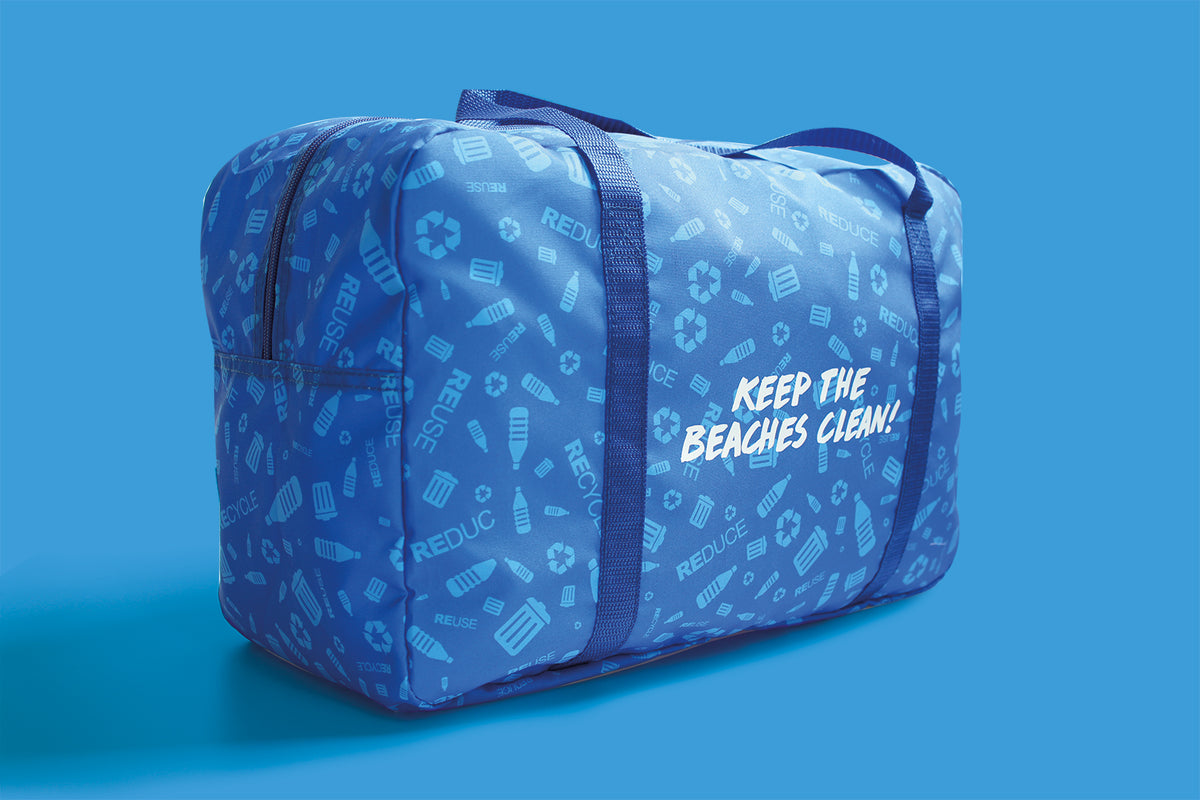 Strandtasche mit vollflächigem Fotodruck