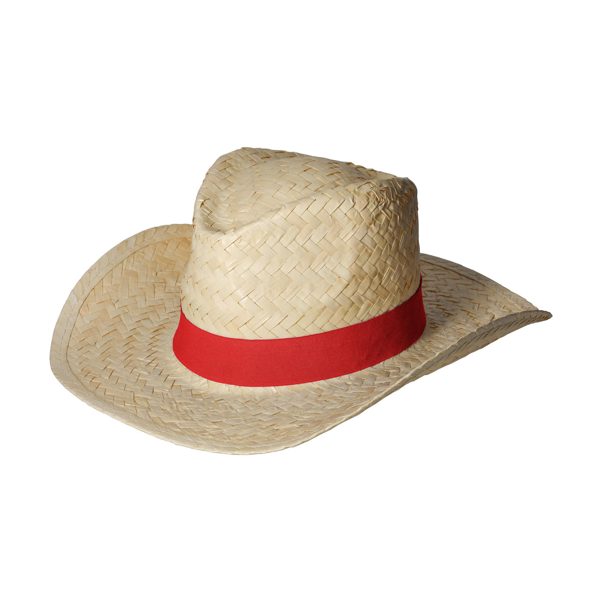 Strohhut „Texas“ – Natur / Rot
