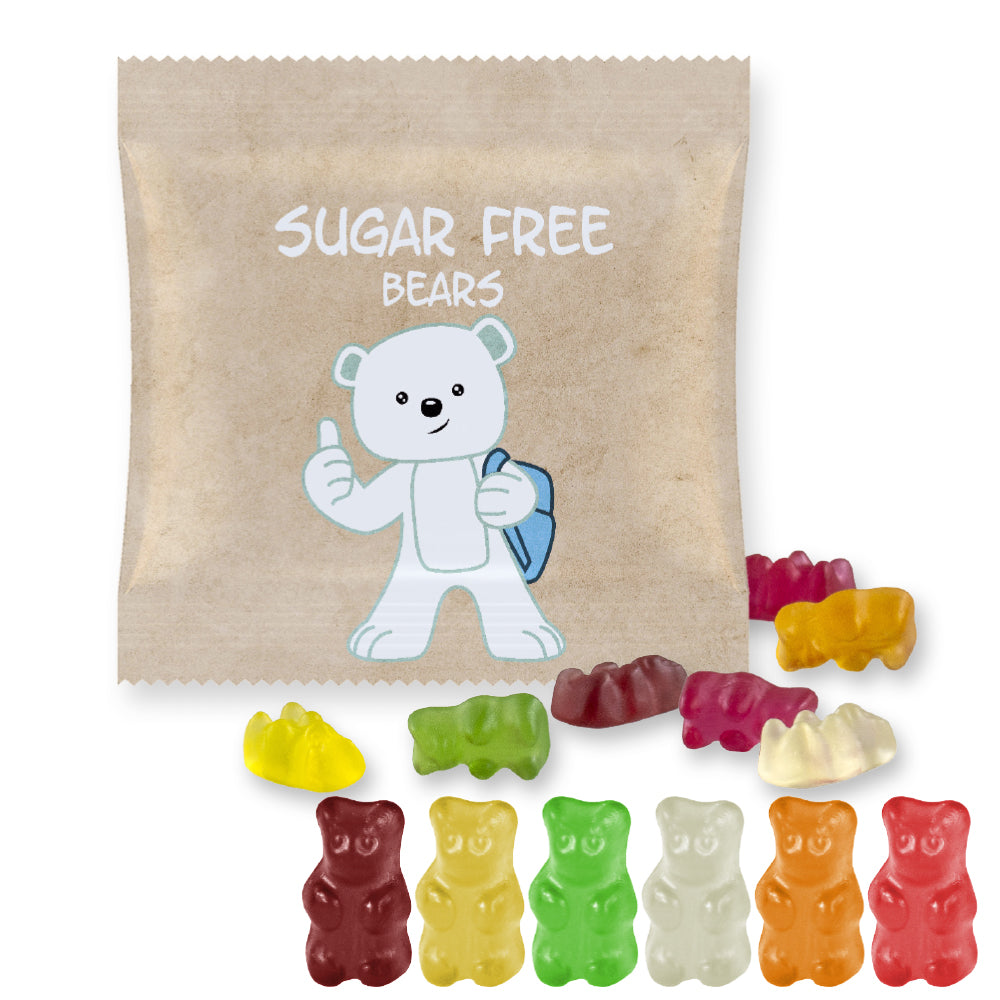 Studentenfutter in der Maxi Tüte – Gummibärchen zuckerfrei, ca. 30 g