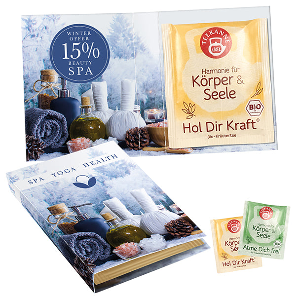 Süßes Briefchen mit Bio Kräutertee von Teekanne