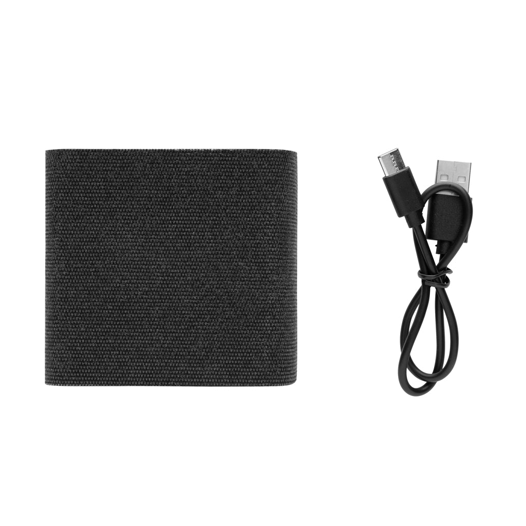 Swiss Peak 15W 3-in 1 Wireless-Reise-Charger aus RCS Plastik