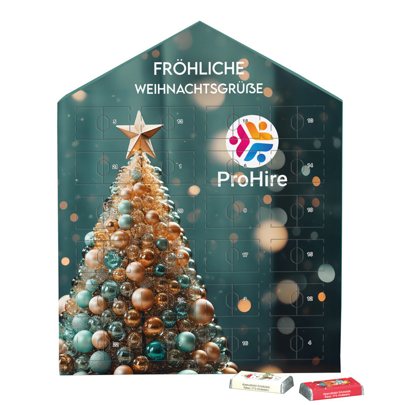 Täfelchen Adventskalender Haus