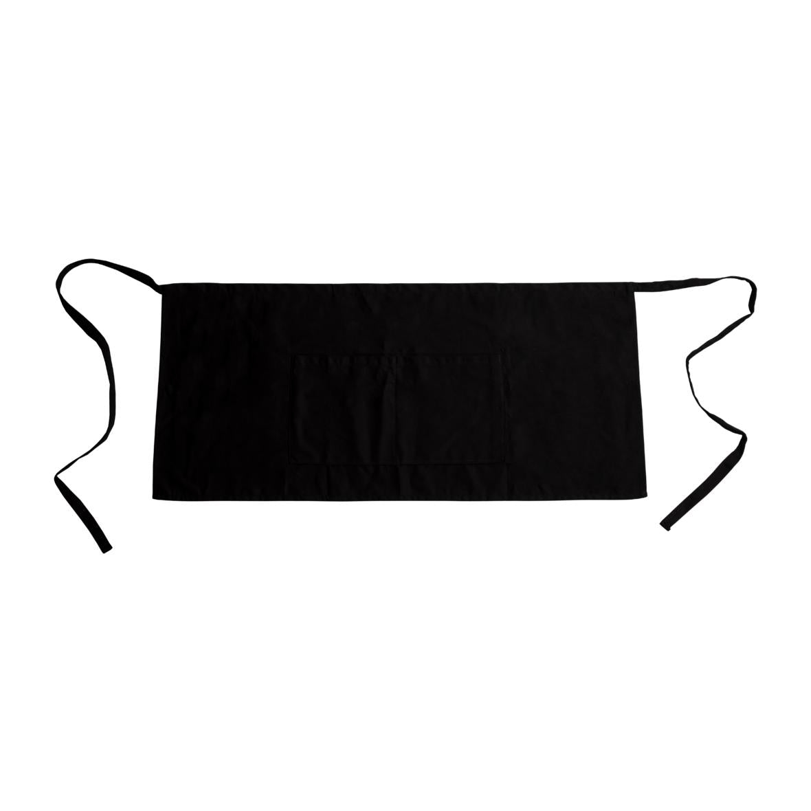 Taillen-Schürze „Gastro“, 40x90 cm – Schwarz