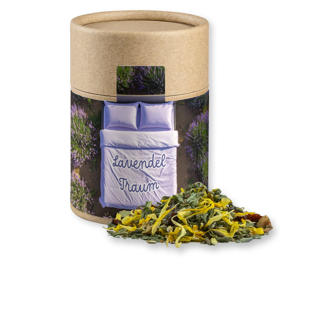 Tee in der Kraftpapierdose Midi – Kräutertee Lavendel, ca. 27 g